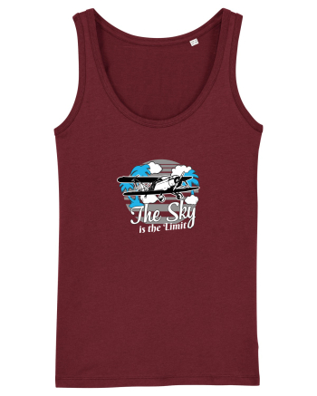 The sky is the limit. Burgundy