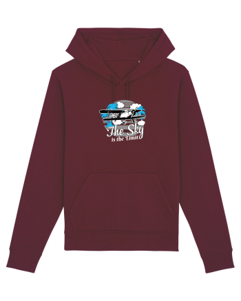 The sky is the limit. Burgundy
