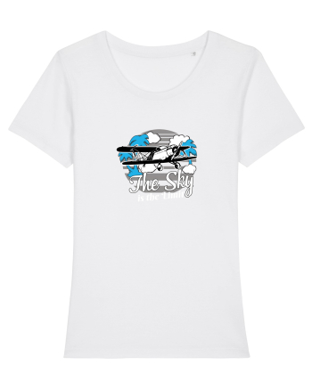 The sky is the limit. White
