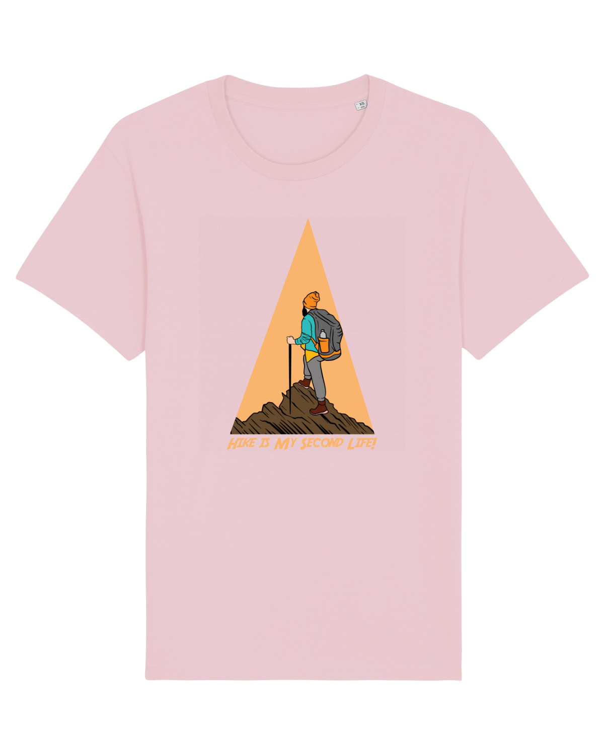 Tricou mânecă scurtă Unisex Rocker Cotton Pink