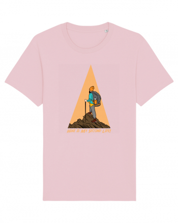 Hike is My Second Life! Cotton Pink