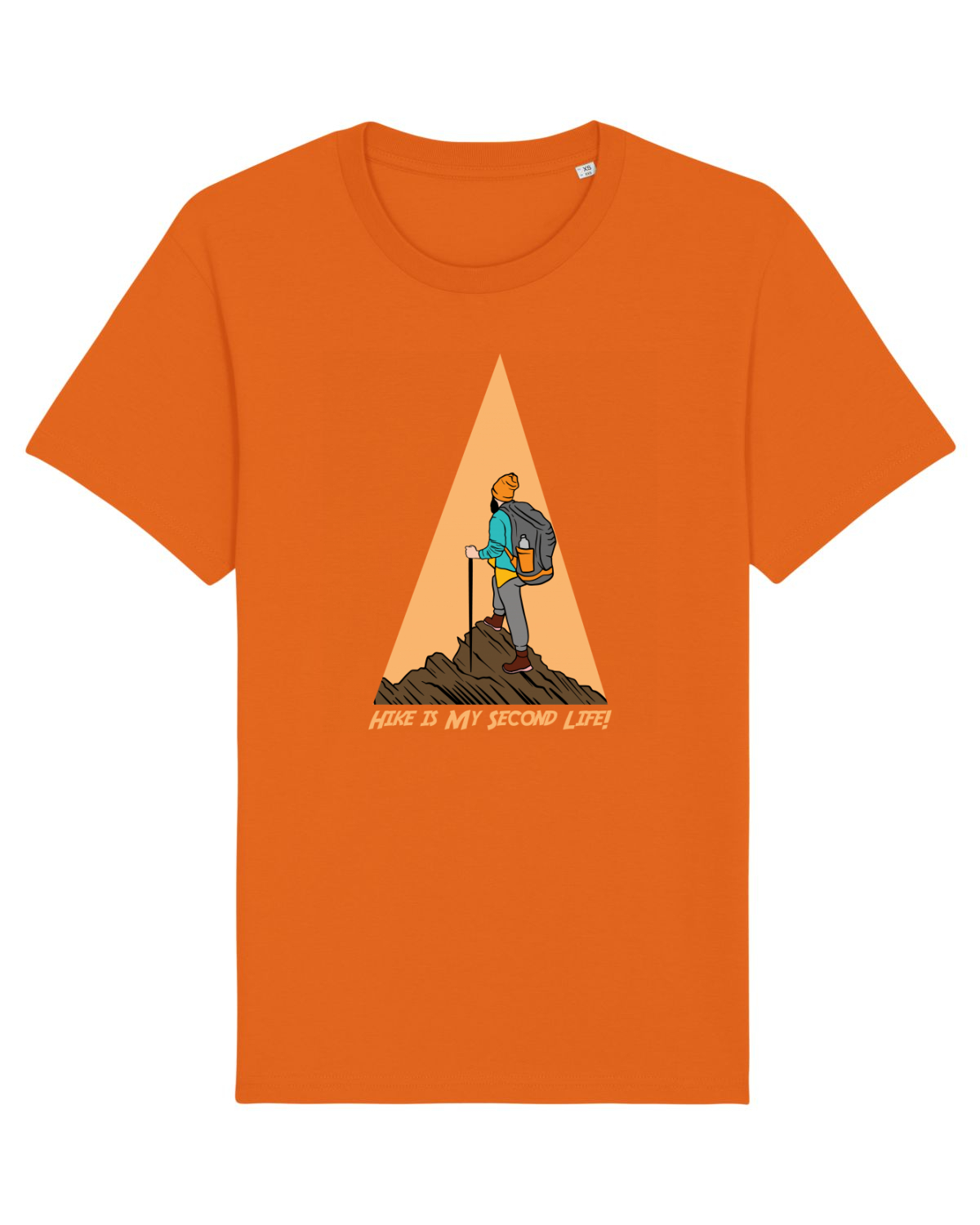 Tricou mânecă scurtă Unisex Rocker Bright Orange