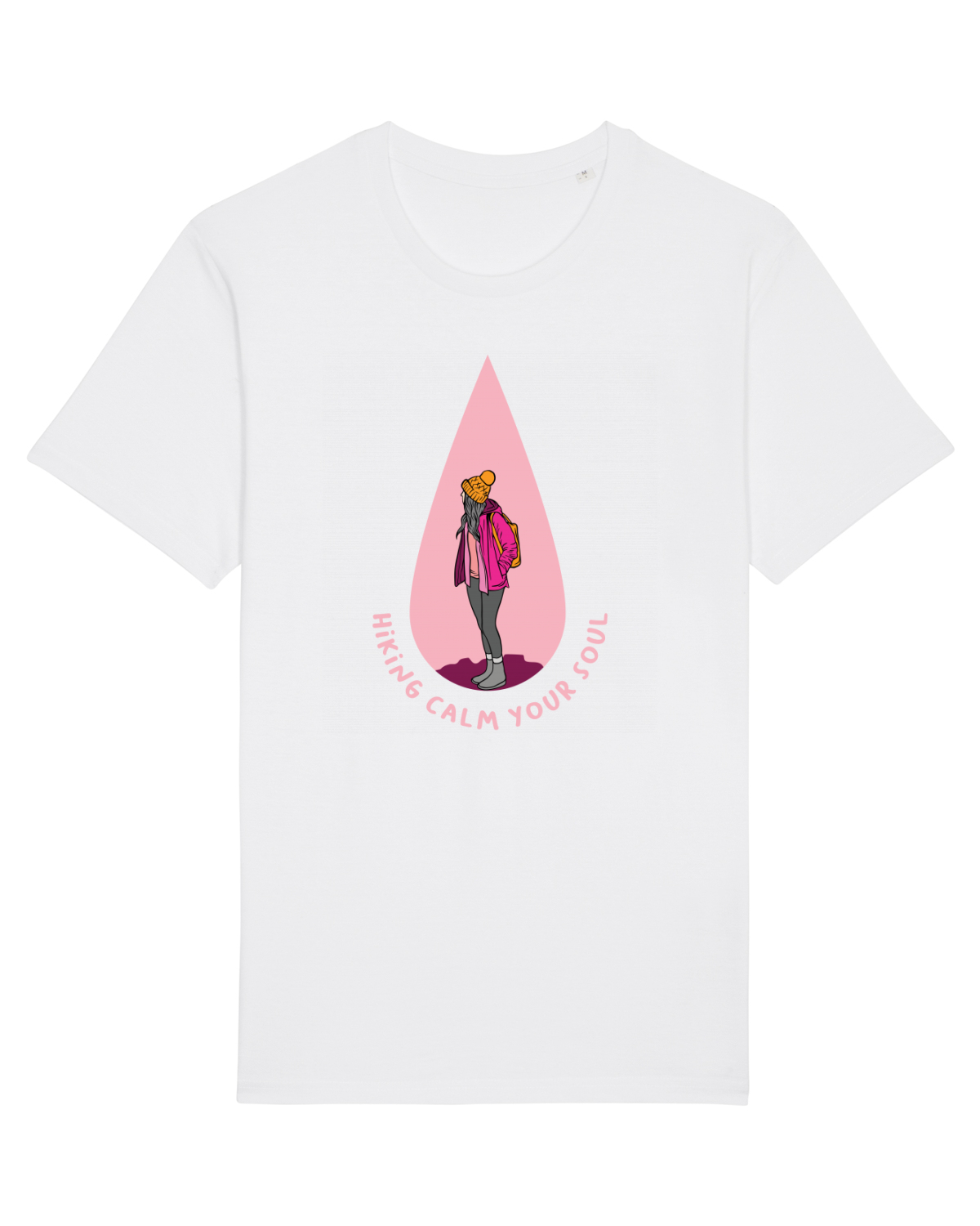 Tricou mânecă scurtă Unisex Rocker White