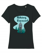 Hiking Forever! Tricou mânecă scurtă guler larg fitted Damă Expresser