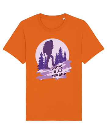 Hiking is All You Need Bright Orange