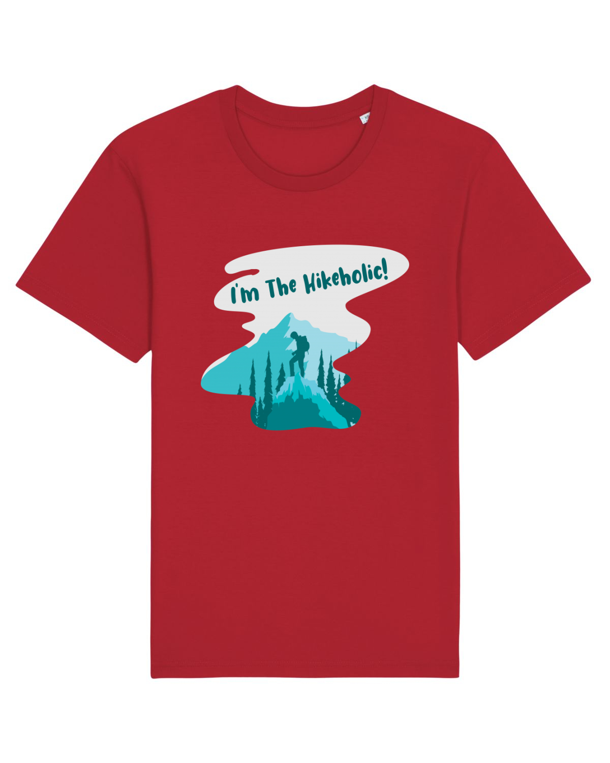 Tricou mânecă scurtă Unisex Rocker Red