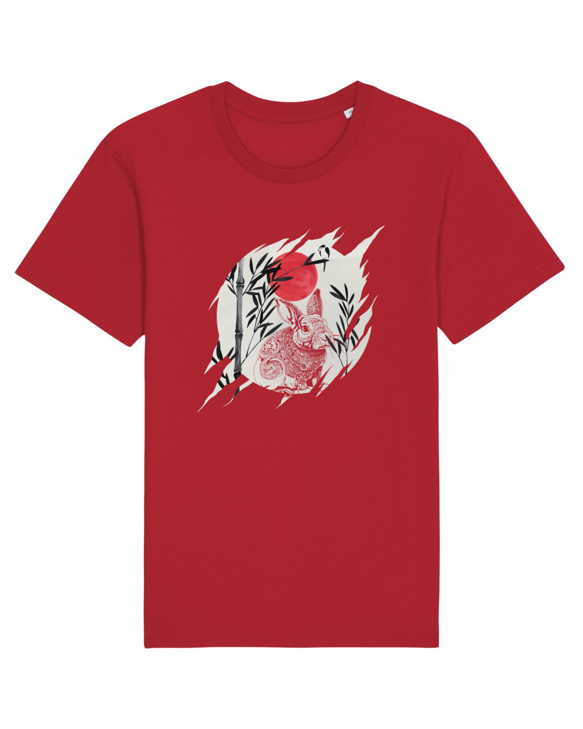 Tricou mânecă scurtă Unisex Rocker Red