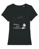 Stars don't disappear Tricou mânecă scurtă guler larg fitted Damă Expresser