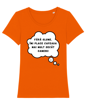 FĂRĂ GLUME - ÎMI PLACE CAFEAUA Bright Orange