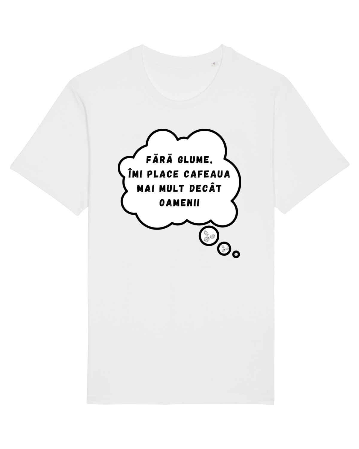 Tricou mânecă scurtă Unisex Rocker White