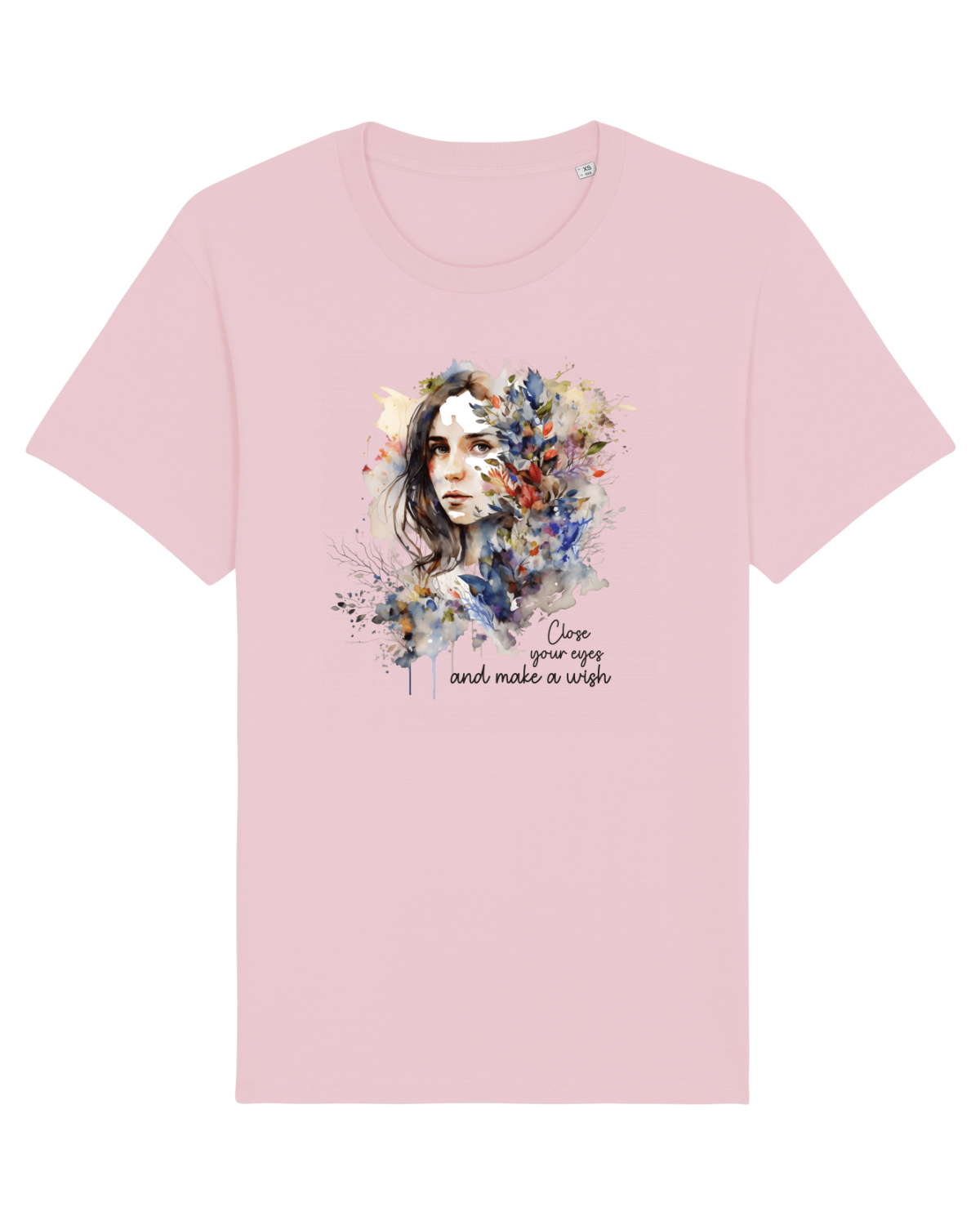 Tricou mânecă scurtă Unisex Rocker Cotton Pink
