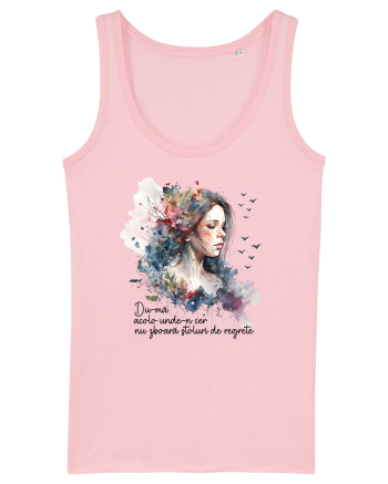 pentru femei moderne - Du-mă acolo unde-n cer nu zboară stoluri de regrete Cotton Pink
