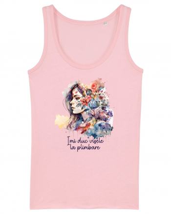 pentru femei moderne - Imi duc visele la plimbare Cotton Pink