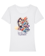 pentru femei moderne - Imi duc visele la plimbare Tricou mânecă scurtă guler larg fitted Damă Expresser