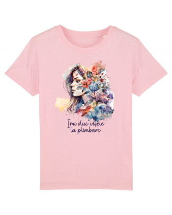 pentru femei moderne - Imi duc visele la plimbare Cotton Pink