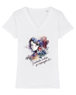 pentru femei moderne - Inchide ochii și visează Tricou mânecă scurtă guler V Damă Evoker