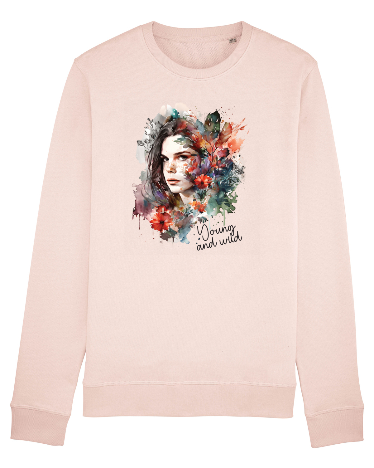 Bluză mânecă lungă Unisex Rise Candy Pink