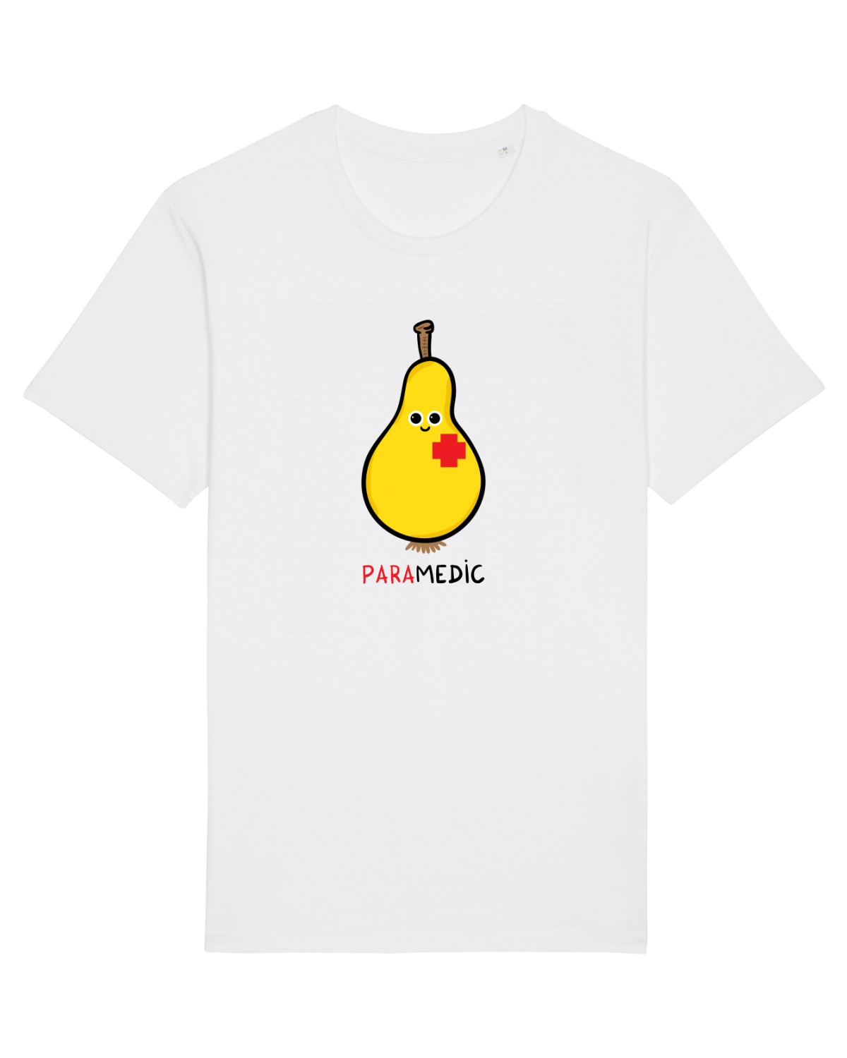 Tricou mânecă scurtă Unisex Rocker White