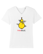 paraBOLIC Tricou mânecă scurtă guler V Bărbat Presenter