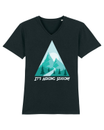 It's Hiking Season Tricou mânecă scurtă guler V Bărbat Presenter