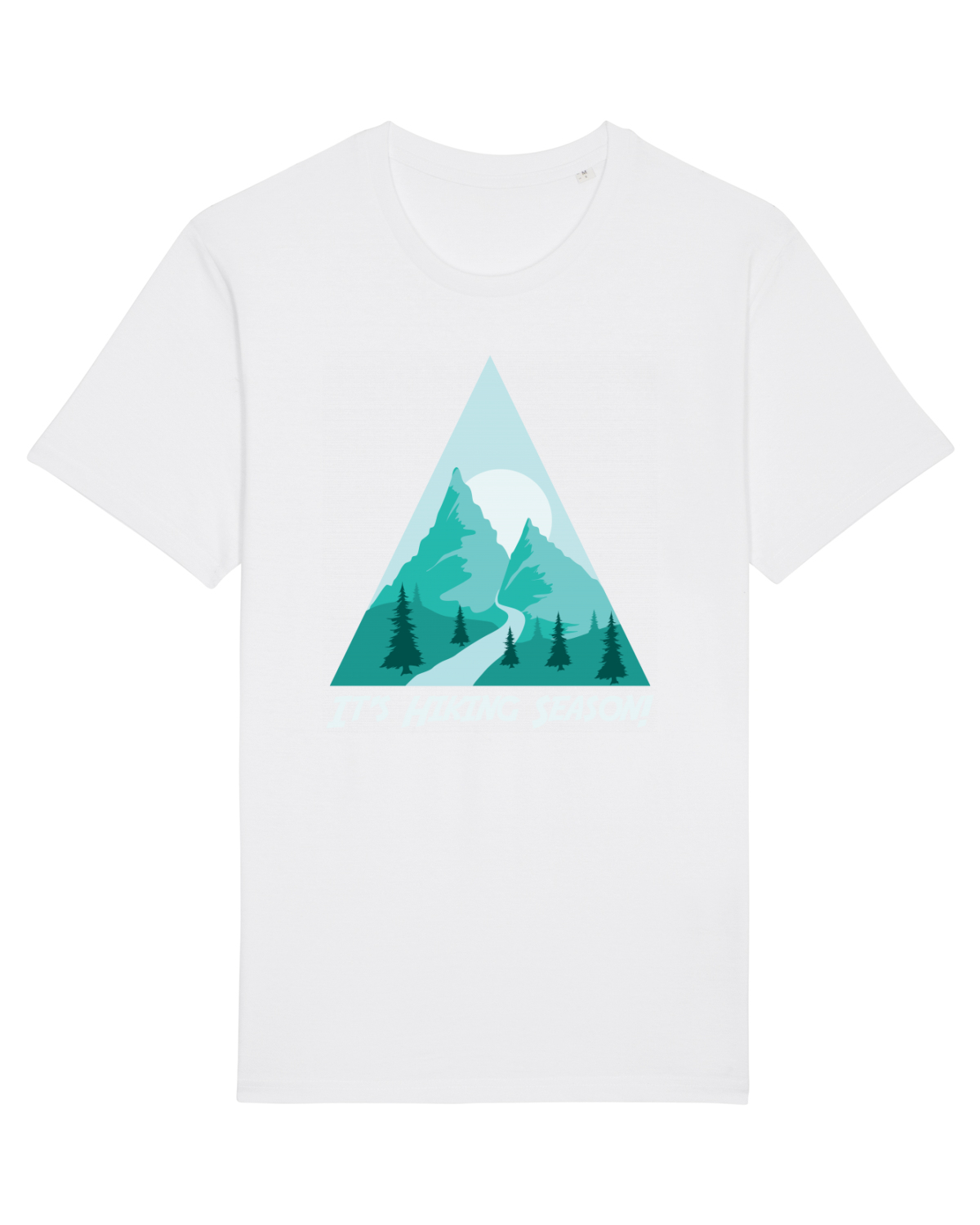 Tricou mânecă scurtă Unisex Rocker White