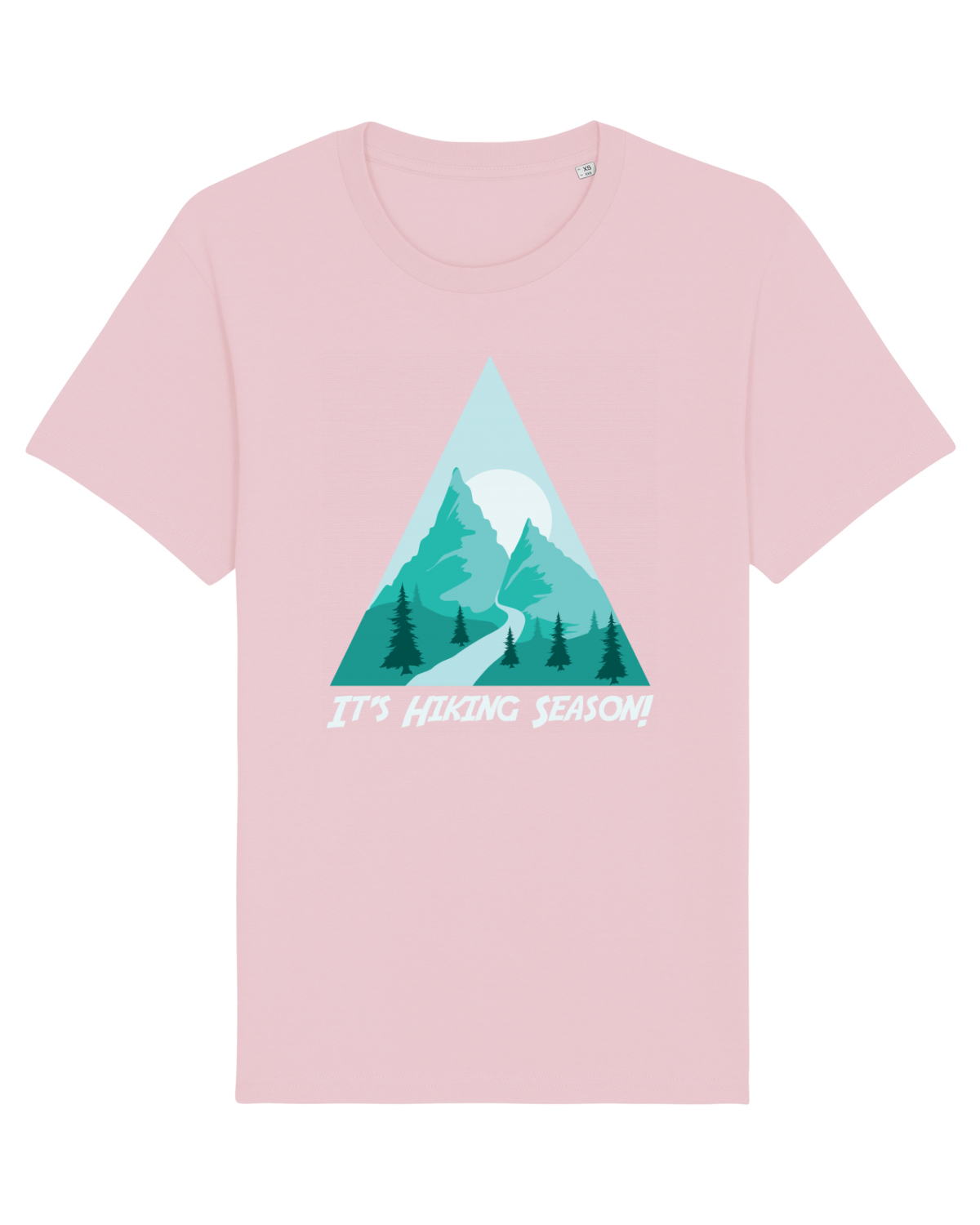 Tricou mânecă scurtă Unisex Rocker Cotton Pink