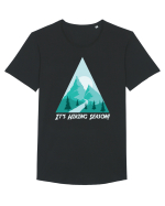 It's Hiking Season Tricou mânecă scurtă guler larg Bărbat Skater