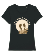 It's Time to Hike Tricou mânecă scurtă guler larg fitted Damă Expresser