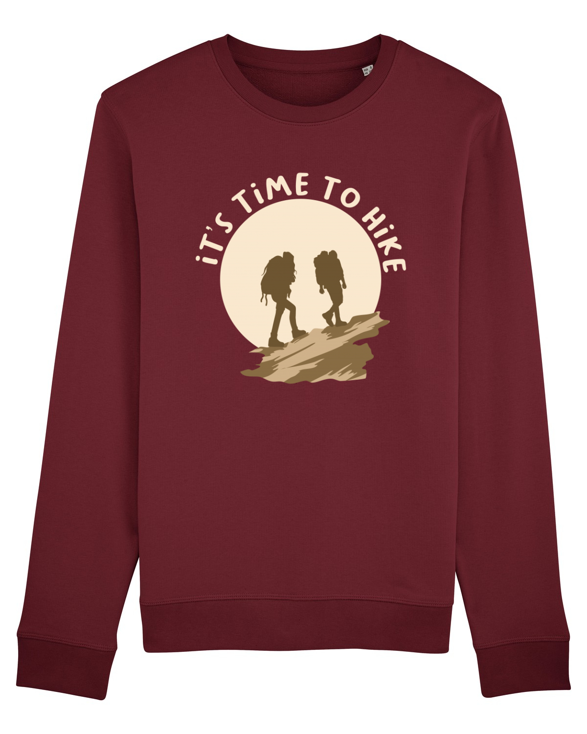 Bluză mânecă lungă Unisex Rise Burgundy