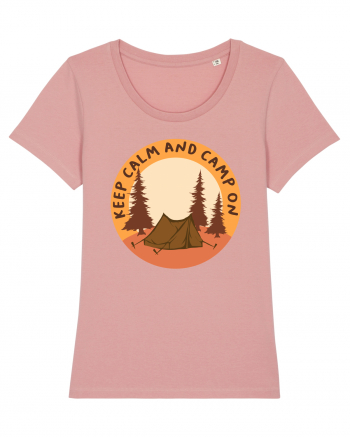 Keep Calm and Camp On Canyon Pink