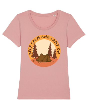 Keep Calm and Camp On Canyon Pink