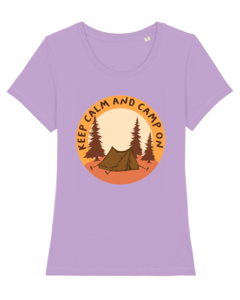 Keep Calm and Camp On Lavender Dawn