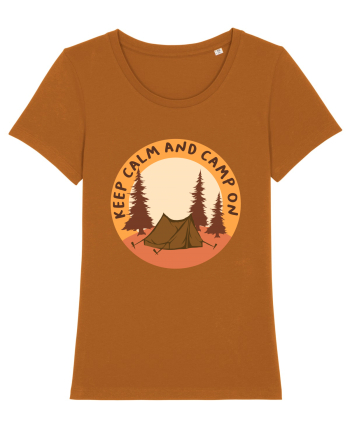 Keep Calm and Camp On Roasted Orange