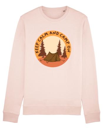 Keep Calm and Camp On Candy Pink