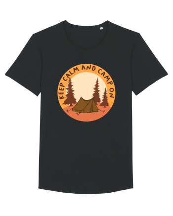Keep Calm and Camp On Black