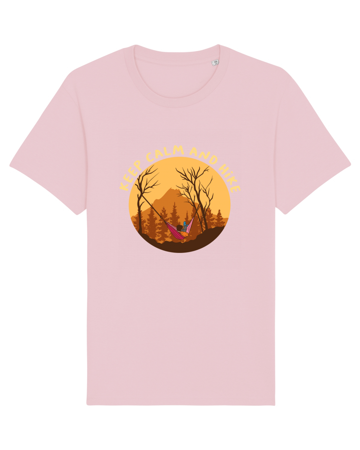 Tricou mânecă scurtă Unisex Rocker Cotton Pink