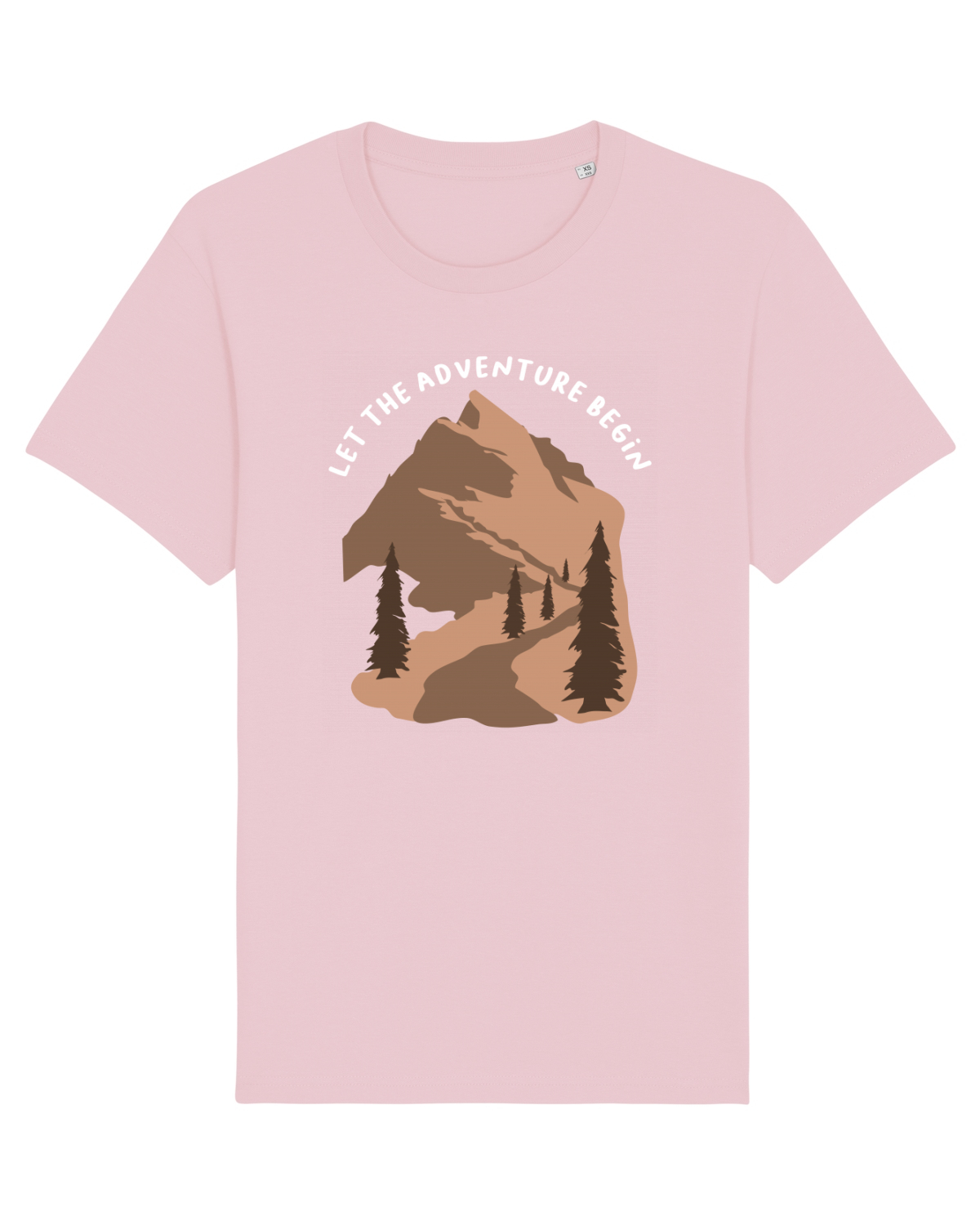 Tricou mânecă scurtă Unisex Rocker Cotton Pink