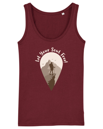 Let Your Soul Free! Burgundy