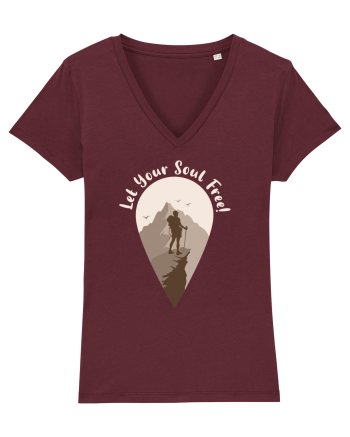 Let Your Soul Free! Burgundy