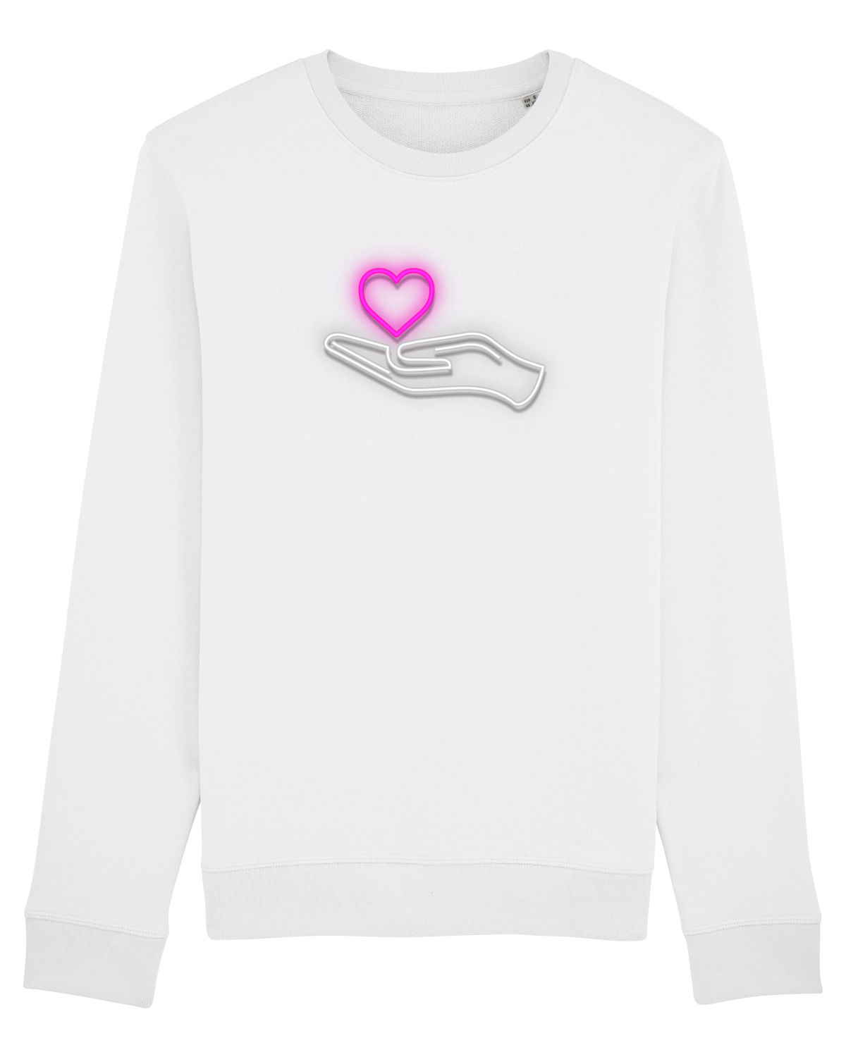 Bluză mânecă lungă Unisex Rise White