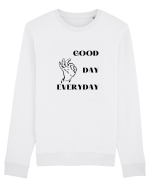 GOOD DAY EVERYDAY Bluză mânecă lungă Unisex Rise