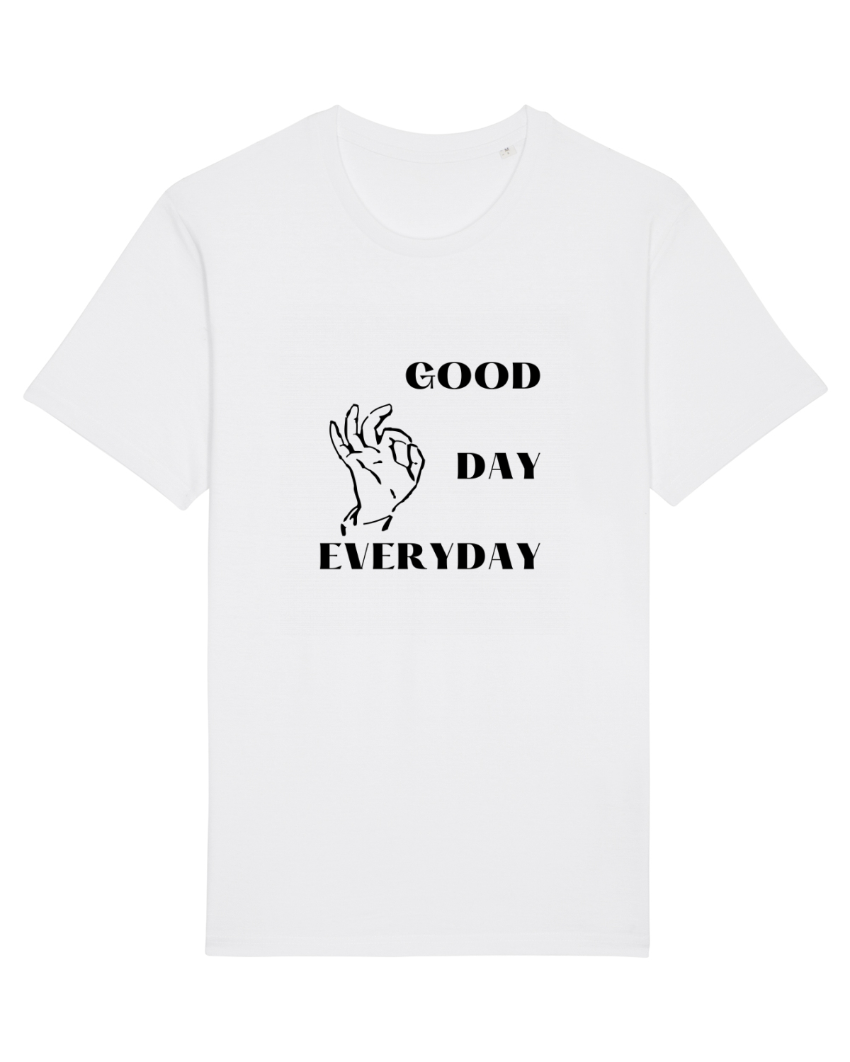 Tricou mânecă scurtă Unisex Rocker White