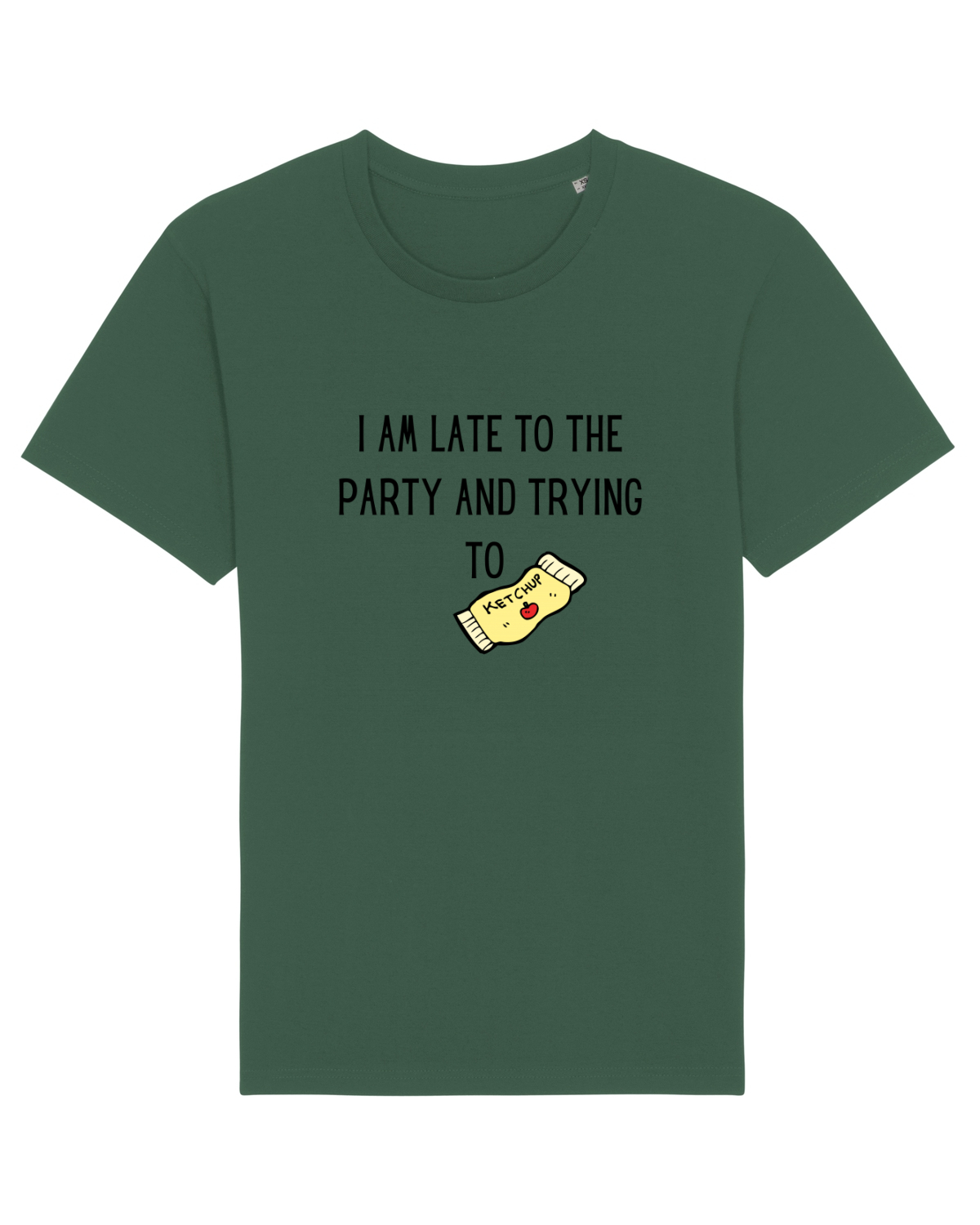 Tricou mânecă scurtă Unisex Rocker Bottle Green