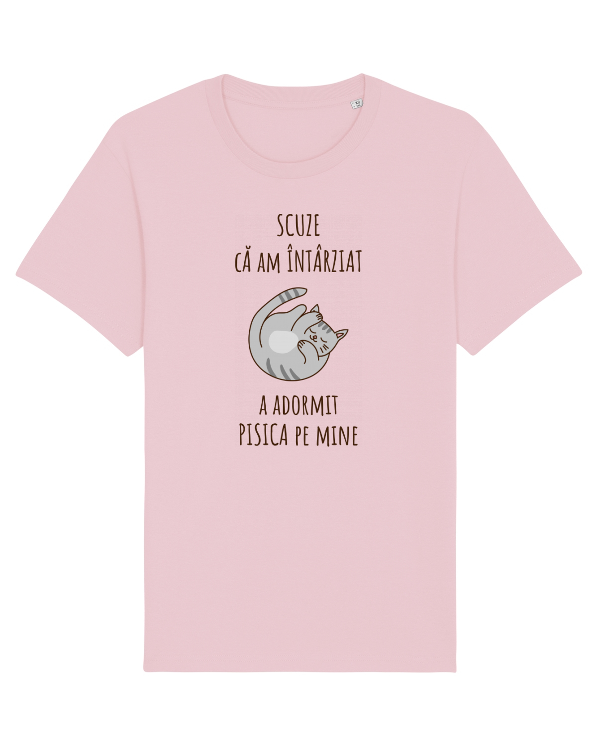 Tricou mânecă scurtă Unisex Rocker Cotton Pink