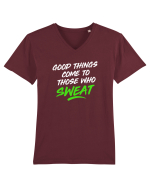 SWEAT Tricou mânecă scurtă guler V Bărbat Presenter