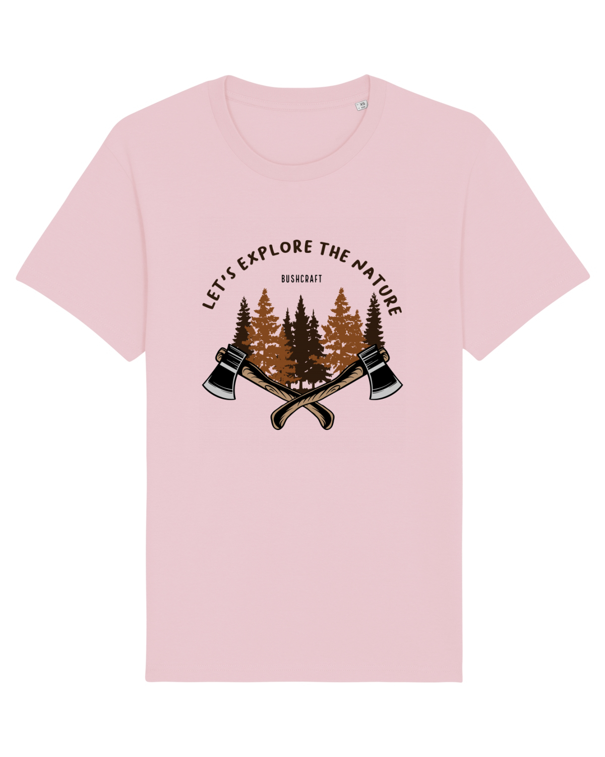 Tricou mânecă scurtă Unisex Rocker Cotton Pink