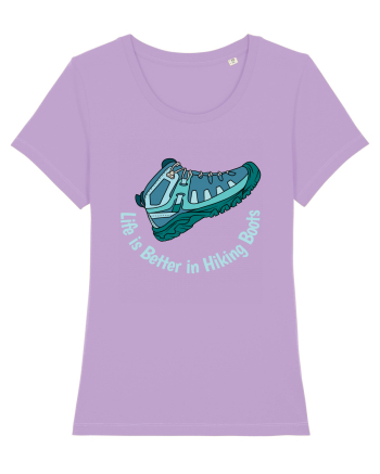 Life is Better in Hiking Boots Lavender Dawn