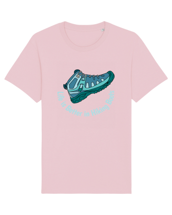 Life is Better in Hiking Boots Cotton Pink