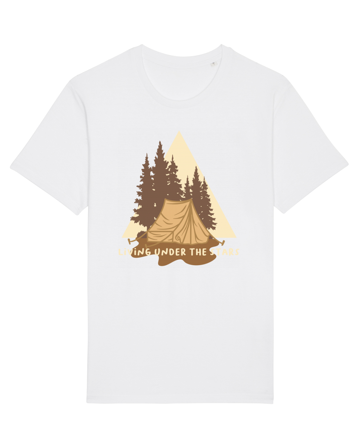 Tricou mânecă scurtă Unisex Rocker White