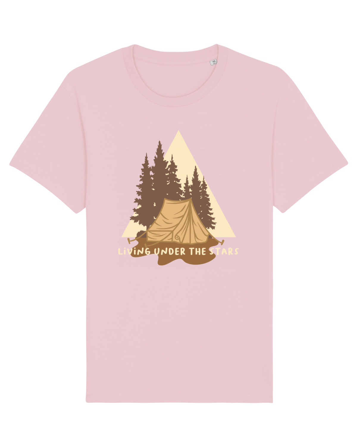 Tricou mânecă scurtă Unisex Rocker Cotton Pink